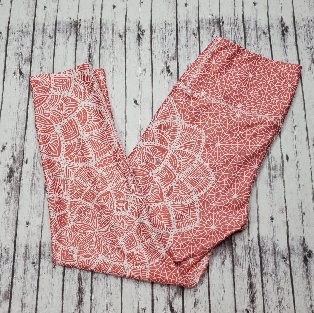 My Inner Fire Leggings Pants Mandala Cropped Yoga 4